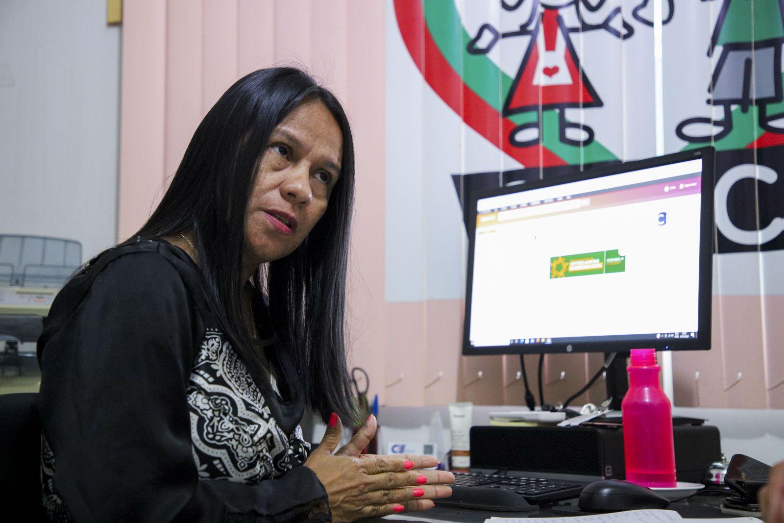 Marina Falcão, presidente do CMDCA e representante da Semasf