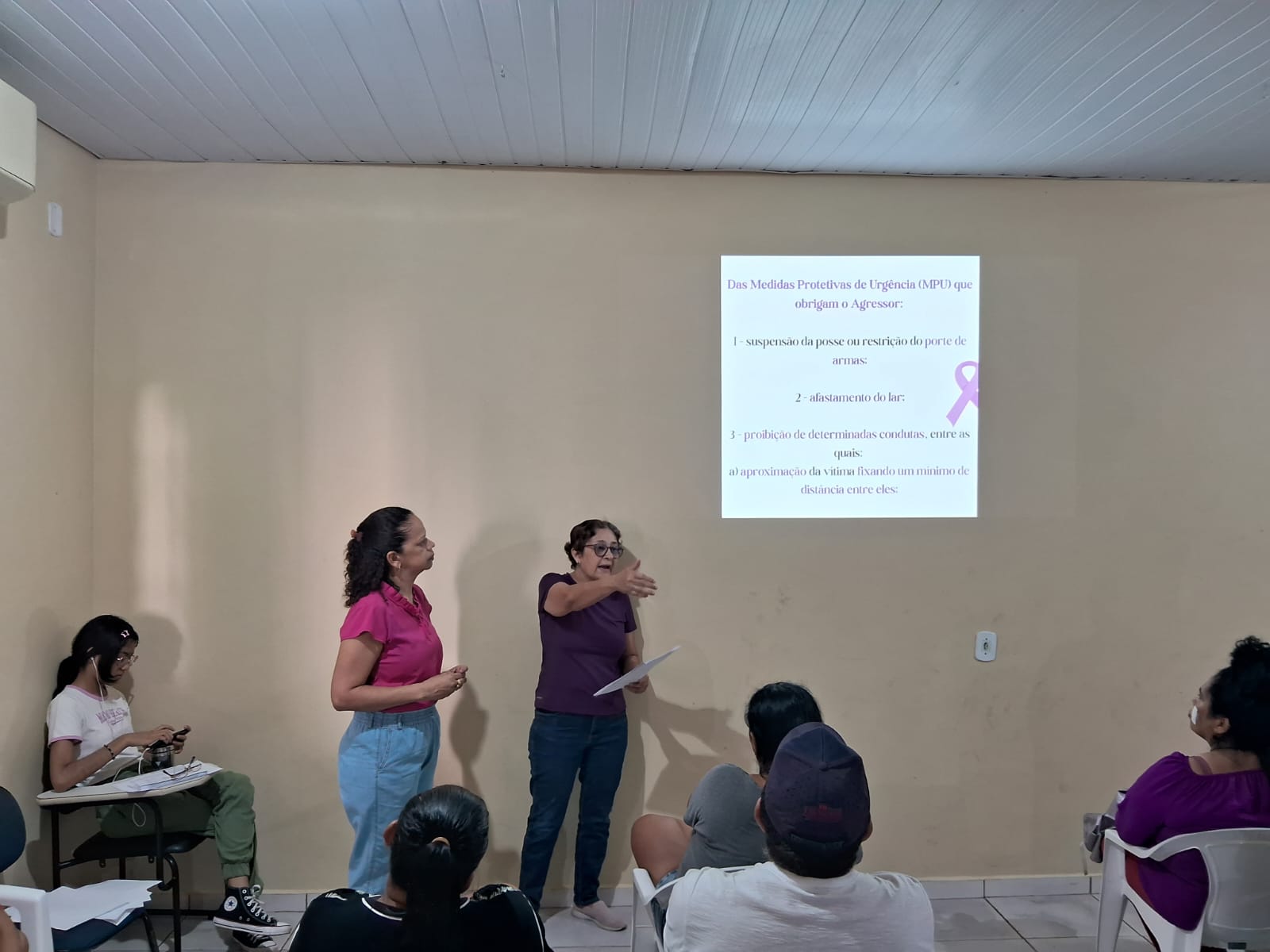 Encontro faz parte da programação da Semias na campanha “Agosto Lilás”