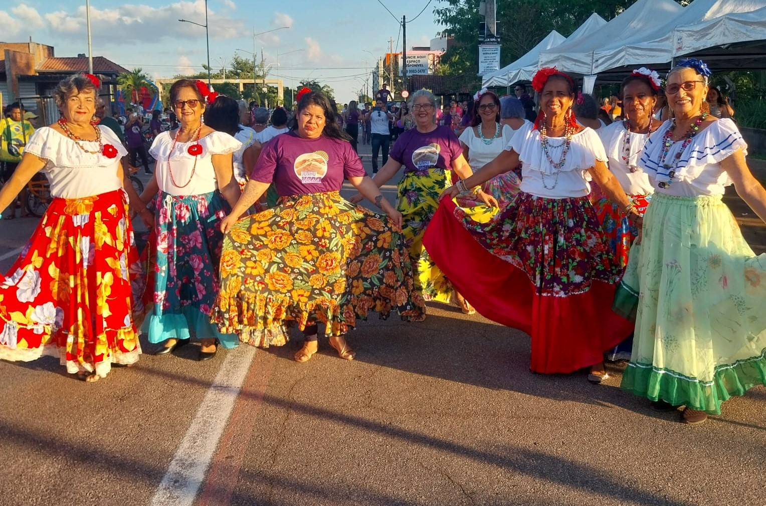 O ato encerrou com a apresentação do grupo de dança do CCI com a dança do carimbó