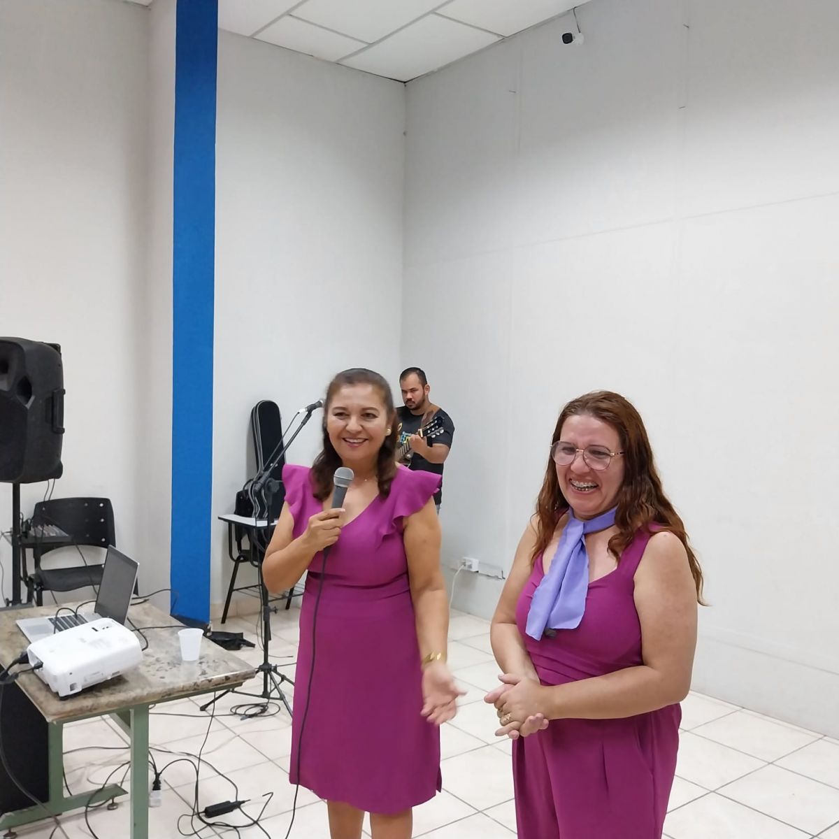 Gina Brito e Leni Souza, à frente dos trabalhos de enfrentamento