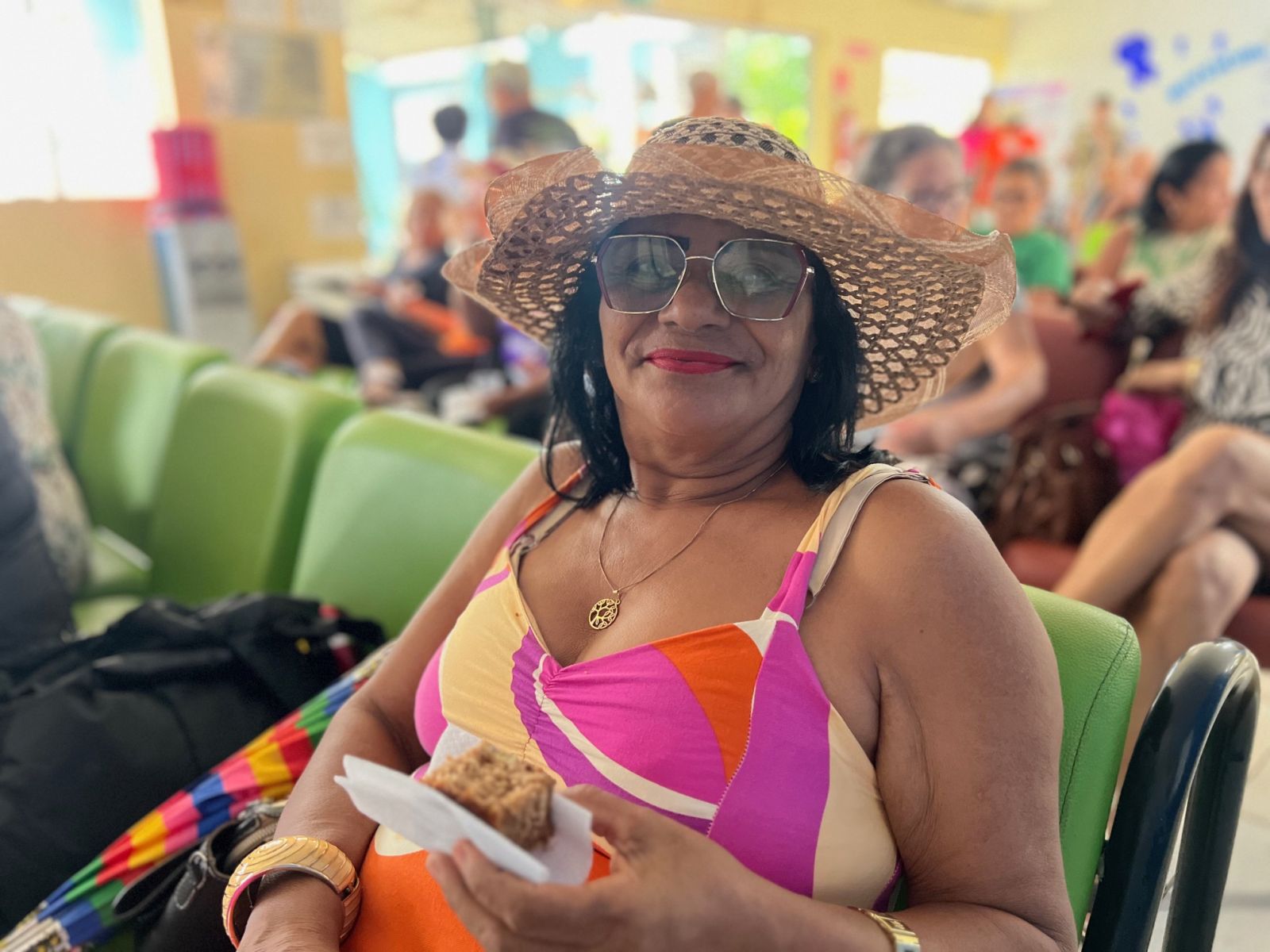 Entre os participantes estava Joana Paz, que frequenta o Centro há sete anos