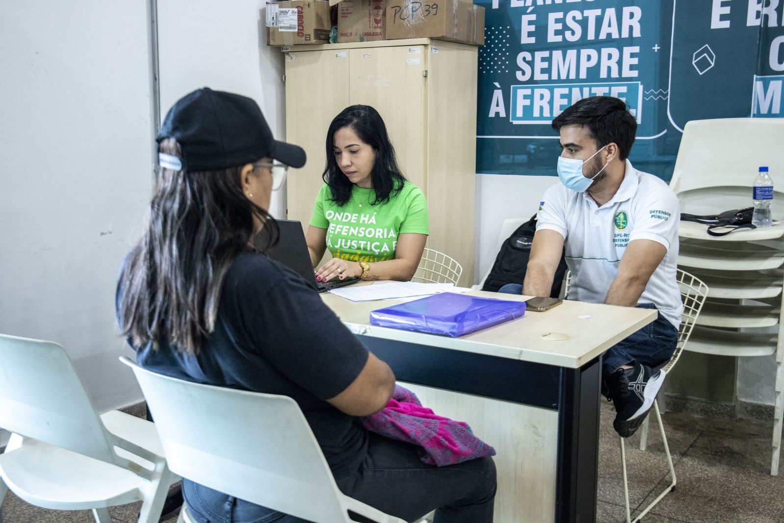 O DPPM esteve junto com o projeto Tenda Família Cidadã nos distritos e bairros de Porto Velho