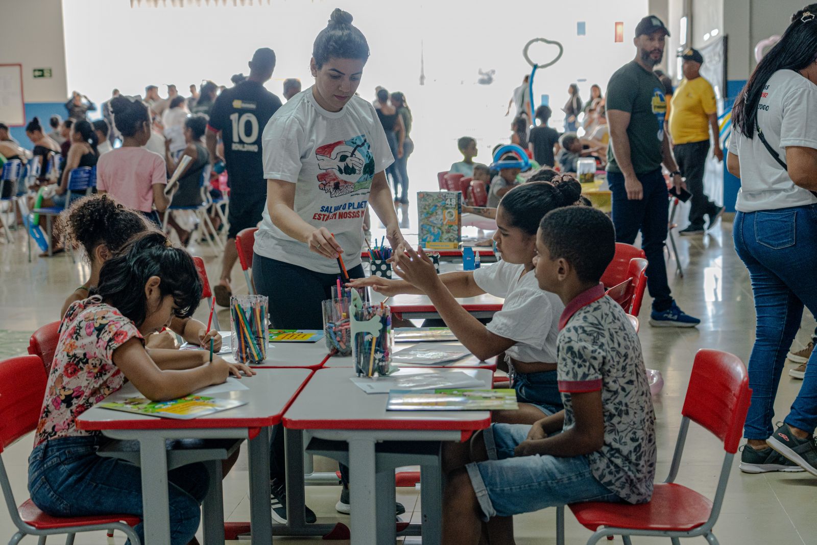 Crianças também tiveram atenção especial 