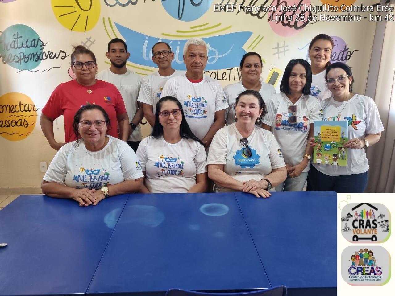 Equipe volante do serviço do Programa de Erradicação do Trabalho Infantil