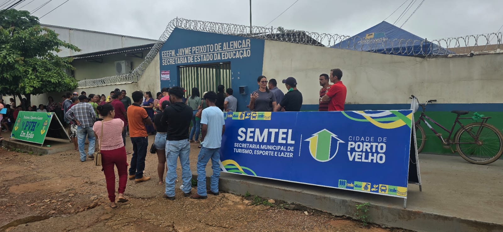 Ação foi realizada na Escola Estadual Jayme Peixoto de Alencar