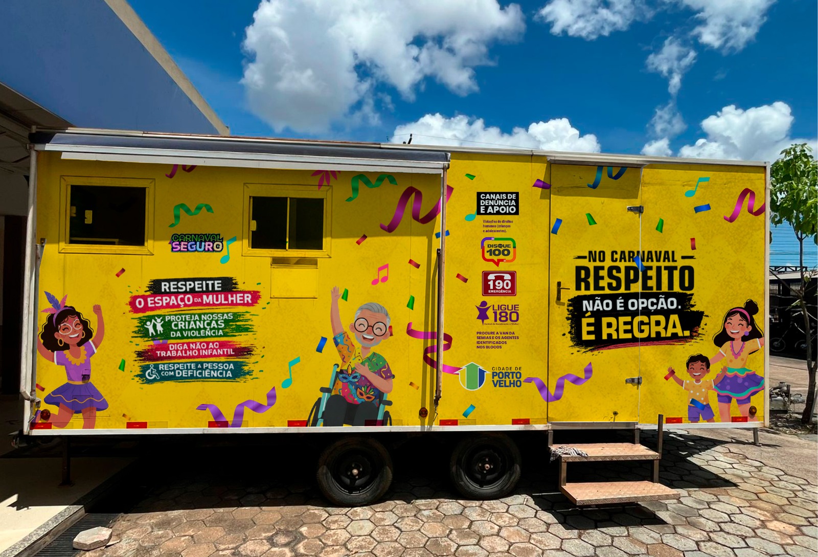 Estrutura estará disponível tanto no Curumim Folia quanto em outros blocos indicados no material oficial da Prefeitura