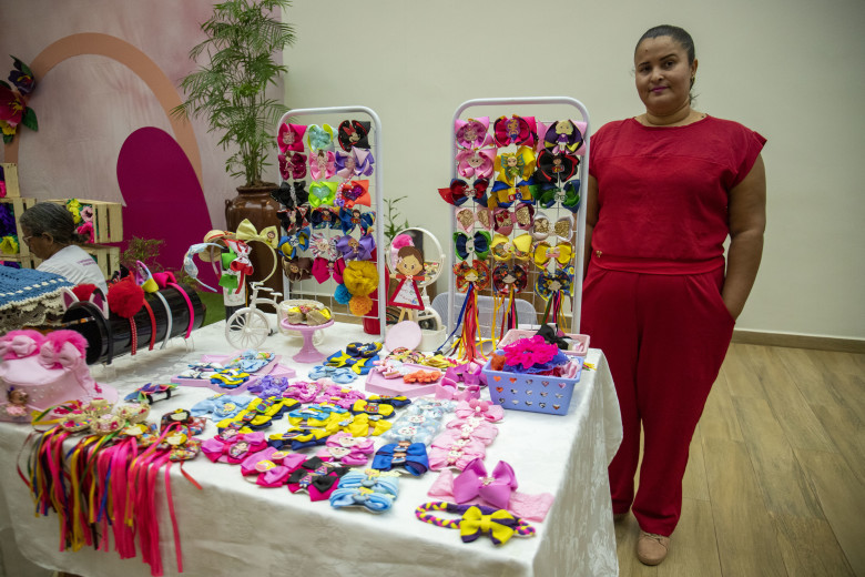 São produtos variados e para todos os gostos, expostos na feira